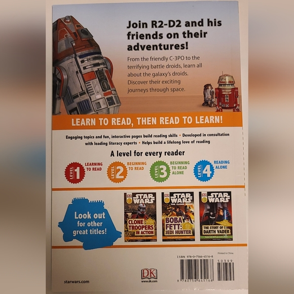 Star Wars 4 books R2-D2 BB-8 Level 1 & 2 - Picture 6 of 10